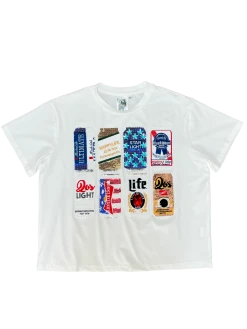 Queen Of Sparkles Red, White & Beer Tee