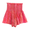 Shop Queen Of Sparkles Peach Pleat Swing Short Shorts