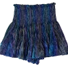 Shop Queen Of Sparkles Navy Pleat Swing Shorts 4th Of July
