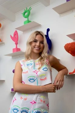 Queen Of Sparkles Sequin Face Tank