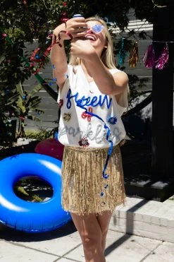 Queen Of Sparkles Queen Of Sparklers Sweater Tank