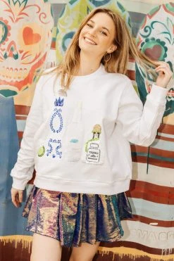 Shop Queen Of Sparkles Sweatshirts 3 Tequila Floor Sweatshirt