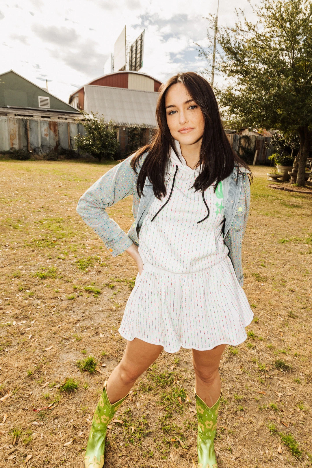 Queen Of Sparkles QOS Logo Rhinestone Short Shorts 3 Queen Of Sparkles QOS Logo Rhinestone Short Shorts