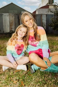 Queen Of Sparkles Princess Of Sparkles Kids Be Mine Sweater 8 Queen Of Sparkles Princess Of Sparkles Kids Be Mine Sweater