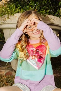 Queen Of Sparkles Princess Of Sparkles Kids Be Mine Sweater