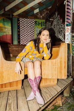 Queen Of Sparkles State Flower Mascot Sweater