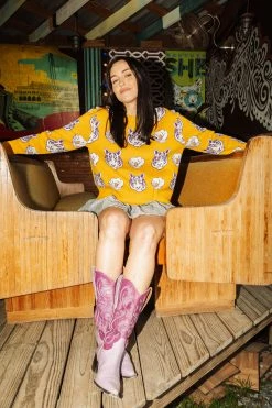 Queen Of Sparkles State Flower Mascot Sweater