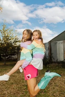 Queen Of Sparkles Heart Shorts