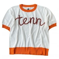 Shop Queen Of Sparkles "Tenn" Glitter Script Sweater Gameday