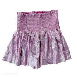 Shop Queen Of Sparkles Pink/Silver Pebble Swing Shorts