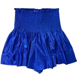 Shop Queen Of Sparkles 4th Of July Royal Blue Swing Shorts