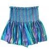 Shop Queen Of Sparkles Blue Rainbow Pebble Swing Shorts