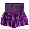 Shop Queen Of Sparkles Purple Pebble Swing Shorts