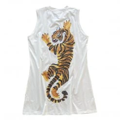 Queen Of Sparkles Gameday Climbing Tiger Tank Dress