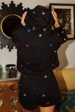 Shop Queen Of Sparkles Candy Rhinestone Sweatshirt