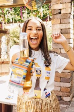 Queen Of Sparkles Tops Cinco Beer Tee