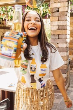 Queen Of Sparkles Tops Cinco Beer Tee