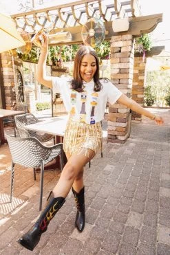 Queen Of Sparkles Tops Cinco Beer Tee