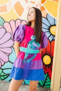 Queen Of Sparkles Parrot Tiered Mini Skort Spring 2022