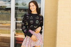 Queen Of Sparkles Neon Fruit Sweatshirt