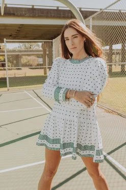 Queen Of Sparkles Dresses Green Rhinestone Dress