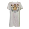 Queen Of Sparkles Gameday White Full Sequin Tiger Dress 1 Queen Of Sparkles Gameday White Full Sequin Tiger Dress