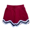 Queen Of Sparkles Garnet, Black/White Wavy Short Gameday