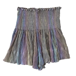 Shop Queen Of Sparkles Shorts Grey Pleat Swing Short