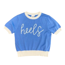 Shop Queen Of Sparkles "Heels" Glitter Script SS Sweater Gameday