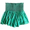 Shop Queen Of Sparkles Emerald Green Holographic Swing Short