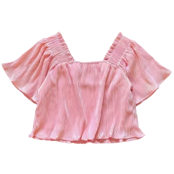 Shop Queen Of Sparkles Ballet Pink Flutter Top Tops