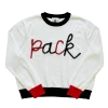 Queen Of Sparkles Gameday Glitter Script "Pack" LS Sweater