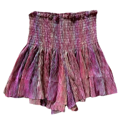 Shop Queen Of Sparkles Maroon Pleat Swing Short Gameday