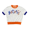 Shop Queen Of Sparkles Gameday "Gators" White Glitter Script Sweater 2 Shop Queen Of Sparkles Gameday "Gators" White Glitter Script Sweater
