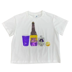 Shop Queen Of Sparkles Gameday Yo Ho Ho And A Bottle Of Beer Tee