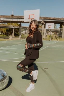 Queen Of Sparkles Sequin Side Jogger Pants