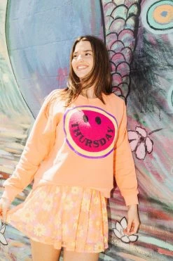 Queen Of Sparkles Thursday Smiley Sweatshirt 9 Queen Of Sparkles Thursday Smiley Sweatshirt