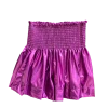 Queen Of Sparkles Fuchsia Iridescent Swing Shorts