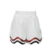 Queen Of Sparkles White, Red/Black Wavy Short Gameday 1 Queen Of Sparkles White, Red/Black Wavy Short Gameday