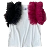 Shop Queen Of Sparkles Garnet/Black Ruffle Sleeve Tee Gameday
