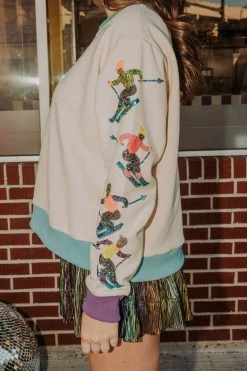 Shop Queen Of Sparkles Queen Of The Slopes Sweatshirt Sweatshirts