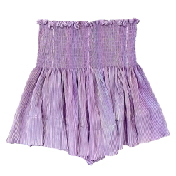 Shop Queen Of Sparkles Lavender Pleat Swing Short Gameday