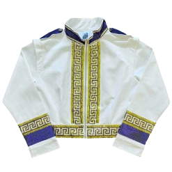 Queen Of Sparkles Golden Band Jean Bolero