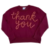 French For I Love Sweaters Thank You Glitter Script Sweater 1 French For I Love Sweaters Thank You Glitter Script Sweater