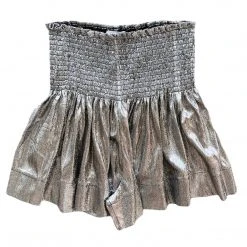 Shop Queen Of Sparkles Black/Silver Swing Shorts