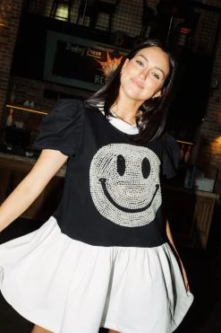 Queen Of Sparkles Pearl Smiley Dress Dresses