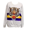 Shop Queen Of Sparkles Jersey Stripe Sequin Tiger Sweatshirt 2 Shop Queen Of Sparkles Jersey Stripe Sequin Tiger Sweatshirt
