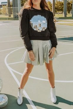 Queen Of Sparkles Sweatshirts Disco Ball Sweatshirt