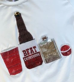 Shop Queen Of Sparkles Gameday I Need A Drink Sooner Tee