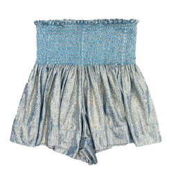 Shop Queen Of Sparkles Mint Pebble Swing Shorts